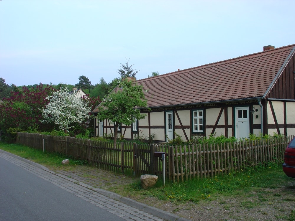 neuglobsow stechlinsee fachwerk